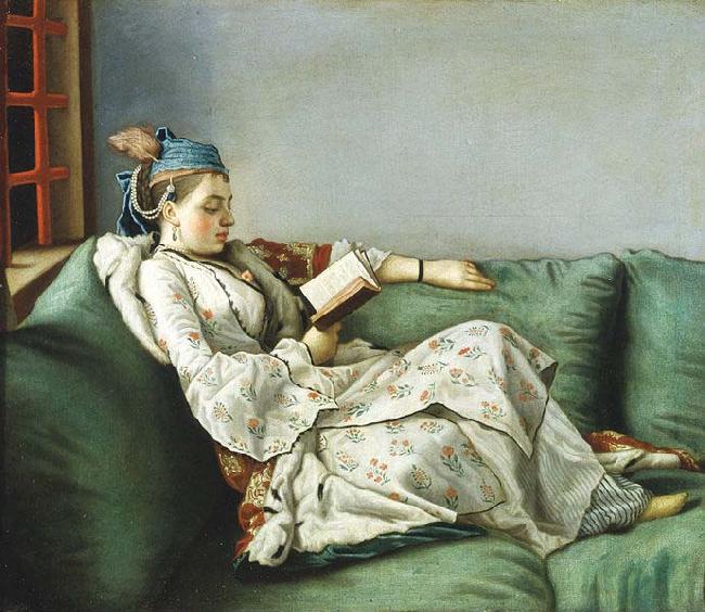 Jean-Etienne Liotard Ritratto di Maria Adelaide di Francia vestita alla turca oil painting picture
